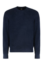 Carica l'immagine nel visualizzatore di Gallery, Maglione regular fit con lavorazione effetto velluto a coste