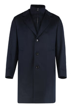 Load image into Gallery viewer, Regular fit coat in wool and cashmere