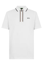 Load image into Gallery viewer, Stretch cotton polo with zip