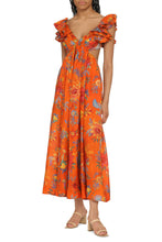 Carica l'immagine nel visualizzatore di Gallery, Abito Ginger Frill in seta stampata