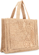 Carica l'immagine nel visualizzatore di Gallery, Tote bag Floral in rafia