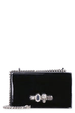 Carica l'immagine nel visualizzatore di Gallery, Borsa Mini Jewelled Satchel in vernice