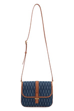 Carica l'immagine nel visualizzatore di Gallery, Borsa a tracolla Satchel in tessuto