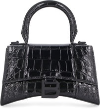 Load image into Gallery viewer, Hourglass XS croco-print leather bag