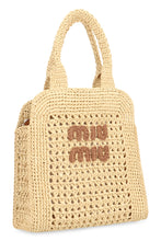 Carica l'immagine nel visualizzatore di Gallery, Mini tote bag in rafia