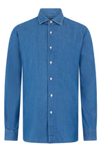 Carica l'immagine nel visualizzatore di Gallery, Camicia in Denim a Maniche Lunghe