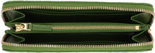Load image into Gallery viewer, Leather zip-around wallet