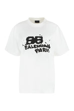 Load image into Gallery viewer, Cotton crew-neck T-shirt