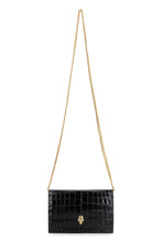 Carica l'immagine nel visualizzatore di Gallery, Clutch in pelle stampa coccodrillo