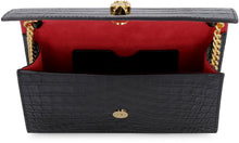 Carica l'immagine nel visualizzatore di Gallery, Clutch in pelle stampa coccodrillo