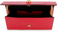 Carica l'immagine nel visualizzatore di Gallery, Clutch in pelle stampa coccodrillo