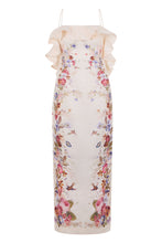 Carica l'immagine nel visualizzatore di Gallery, Abito midi con volant
