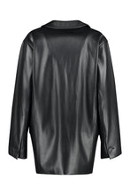 Load image into Gallery viewer, Jumbo vegan leather blazer