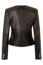 Load image into Gallery viewer, Slim fit leather jacket
