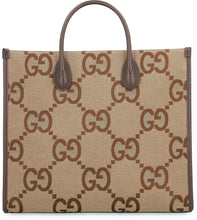 Carica l'immagine nel visualizzatore di Gallery, Tote bag in tessuto jumbo GG