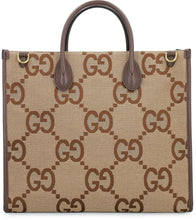Carica l'immagine nel visualizzatore di Gallery, Tote bag in tessuto jumbo GG