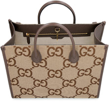 Carica l'immagine nel visualizzatore di Gallery, Tote bag in tessuto jumbo GG