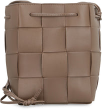 Load image into Gallery viewer, Cassette leather bucket bag