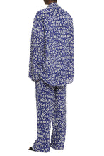 Load image into Gallery viewer, Printed silk pajama blouse