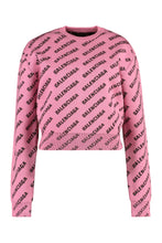 Load image into Gallery viewer, Jacquard crew-neck sweater