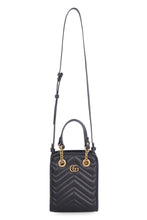 Carica l'immagine nel visualizzatore di Gallery, Mini-bag GG Marmont in pelle
