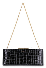 Carica l'immagine nel visualizzatore di Gallery, Clutch Midnight in pelle stampata