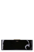 Load image into Gallery viewer, Midnight patent leather clutch
