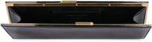 Load image into Gallery viewer, Midnight patent leather clutch