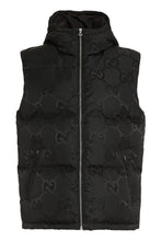 Carica l'immagine nel visualizzatore di Gallery, Gilet imbottito con cappuccio