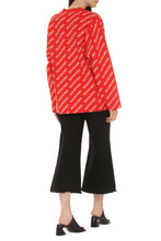 Carica l'immagine nel visualizzatore di Gallery, Cardigan oversize con logo all-over
