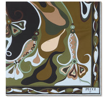 Carica l'immagine nel visualizzatore di Gallery, Foulard in seta con stampa Orchidee