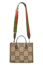 Carica l'immagine nel visualizzatore di Gallery, Tote bag Jumbo GG in tela con logo all-over