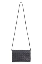 Load image into Gallery viewer, Leather wallet with shoulder strap