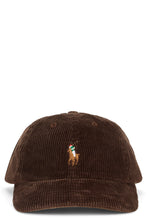 Load image into Gallery viewer, Hat with curved visor made of ribbed cotton