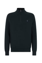 Load image into Gallery viewer, Cotton pique sweatshirt with zip
