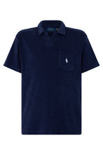 Load image into Gallery viewer, Terry cotton polo with embroidery