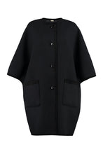Carica l'immagine nel visualizzatore di Gallery, Cappotto reversibile in lana