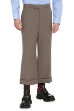 Carica l'immagine nel visualizzatore di Gallery, Pantaloni in gabardine di lana