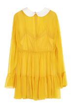 Carica l'immagine nel visualizzatore di Gallery, Abito in chiffon con volant