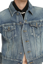 Carica l'immagine nel visualizzatore di Gallery, Giacca corta in denim