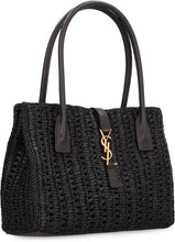 Carica l'immagine nel visualizzatore di Gallery, Tote bag Panier in rafia