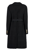 Load image into Gallery viewer, Double-breasted wool coat