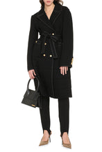 Load image into Gallery viewer, Double-breasted wool coat