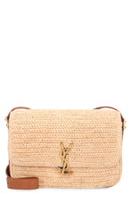 Load image into Gallery viewer, Solferino raffia shoulder bag