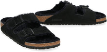 Carica l'immagine nel visualizzatore di Gallery, Slides Arizona Shearling in suede