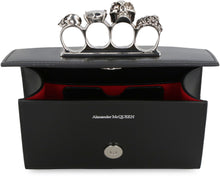 Carica l'immagine nel visualizzatore di Gallery, Borsa mini Biker Jewelled Satchel in pelle
