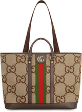 Carica l'immagine nel visualizzatore di Gallery, Borsa shopping in tessuto jumbo GG