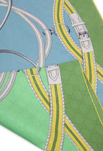 Carica l'immagine nel visualizzatore di Gallery, Foulard in seta jacquard stampata