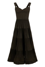 Load image into Gallery viewer, Pleated midi dress