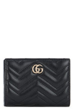 Load image into Gallery viewer, GG Marmont wallet in quilted leather